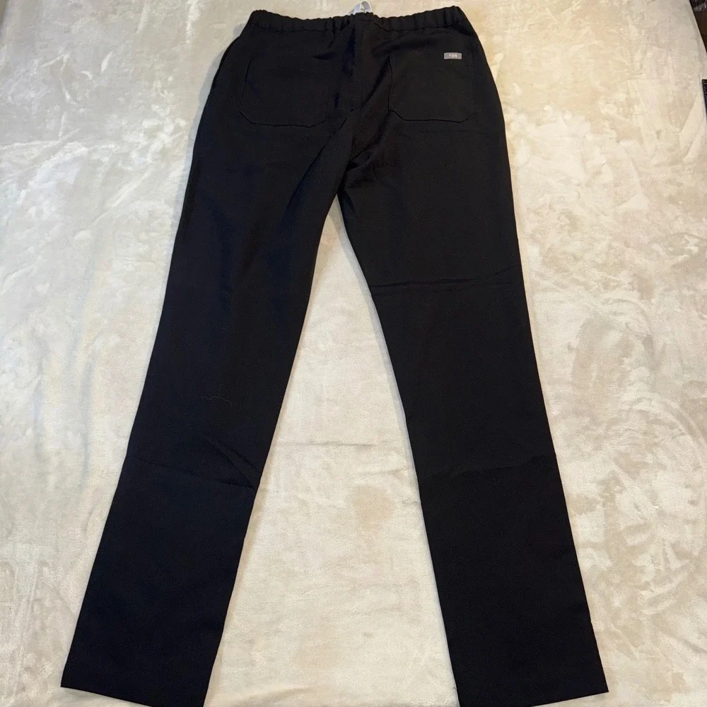 FIGS Mens Pisco Slim Scrub Pants Black Technical Collection M22SW2011 Size S